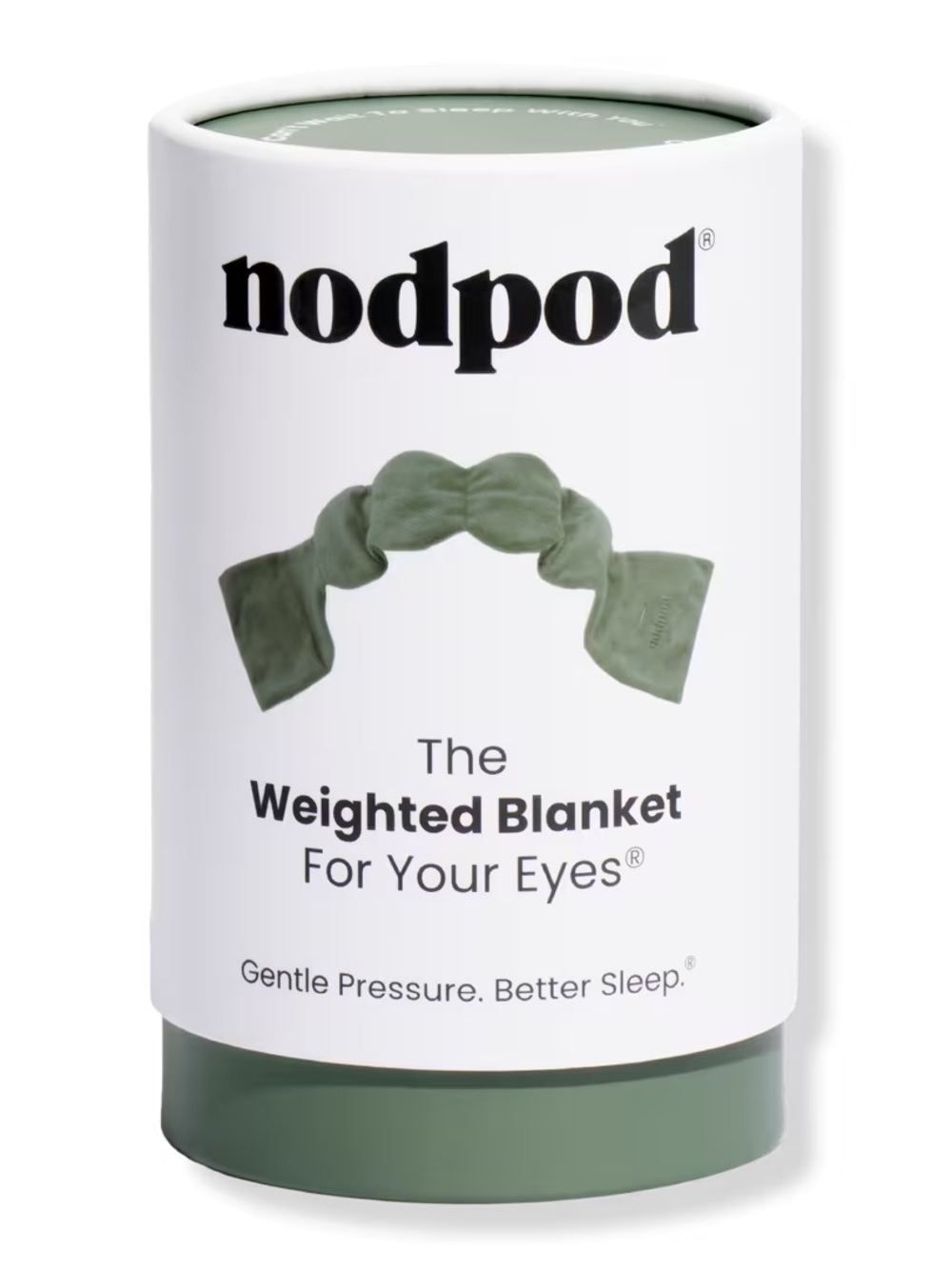 Nodpod Weighted Eye Blanket - Sage Green